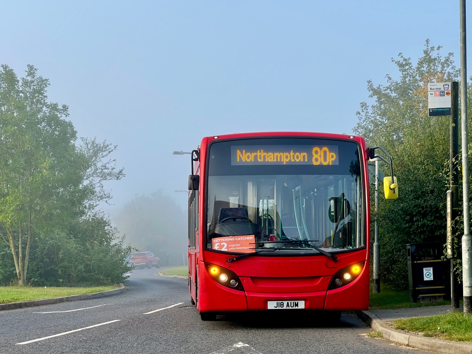 80P Mawsley Northampton CommMiniBus